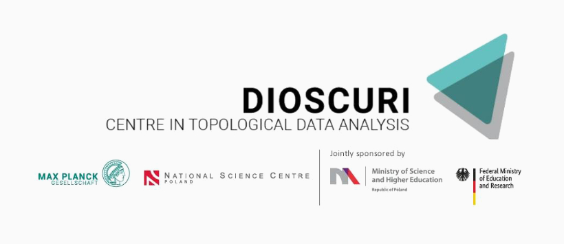 oficjalna grafika projektu Centrum Dioscuri w Topologicznej Analizie Danych