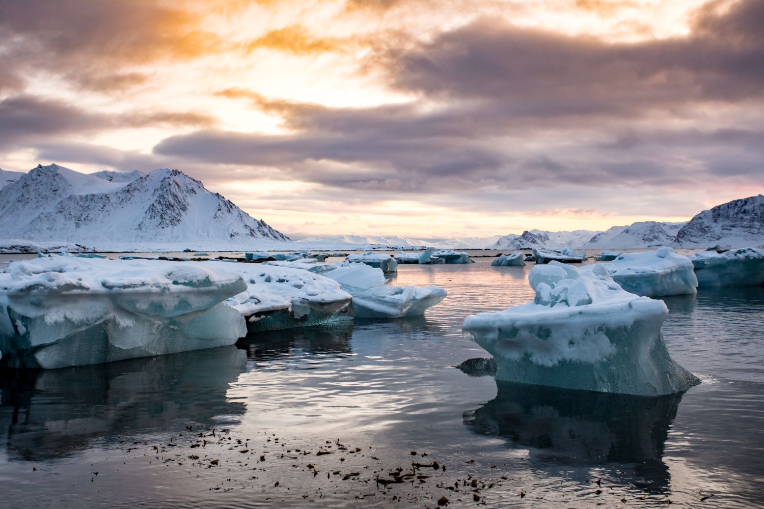 Topniejące lodowce w Arktyce