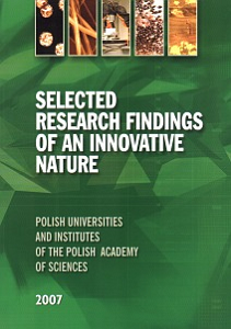 Selected research findings of an innovative nature