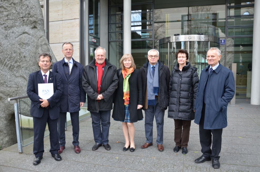 Wizyta kierownictwa PAN w siedzibie Towarzystwa Maxa Plancka w Monachium