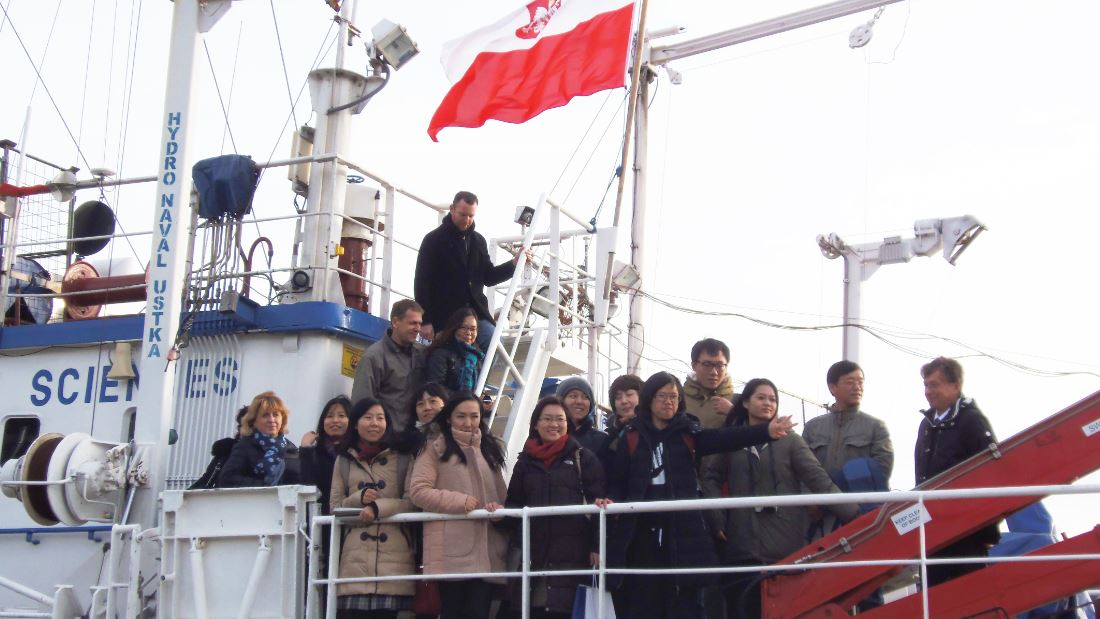 Chińska delegacja w Instytucie Oceanologii PAN