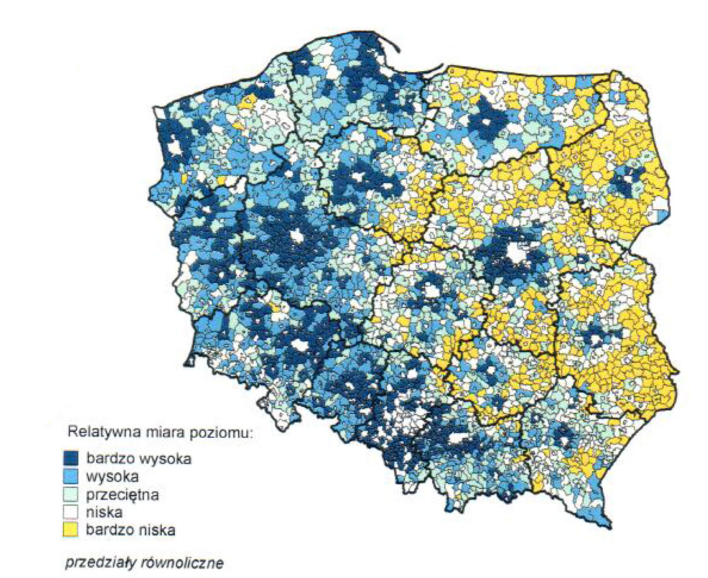 Jaka polska wieś prezentacja raportu IRWiR PAN mapa
