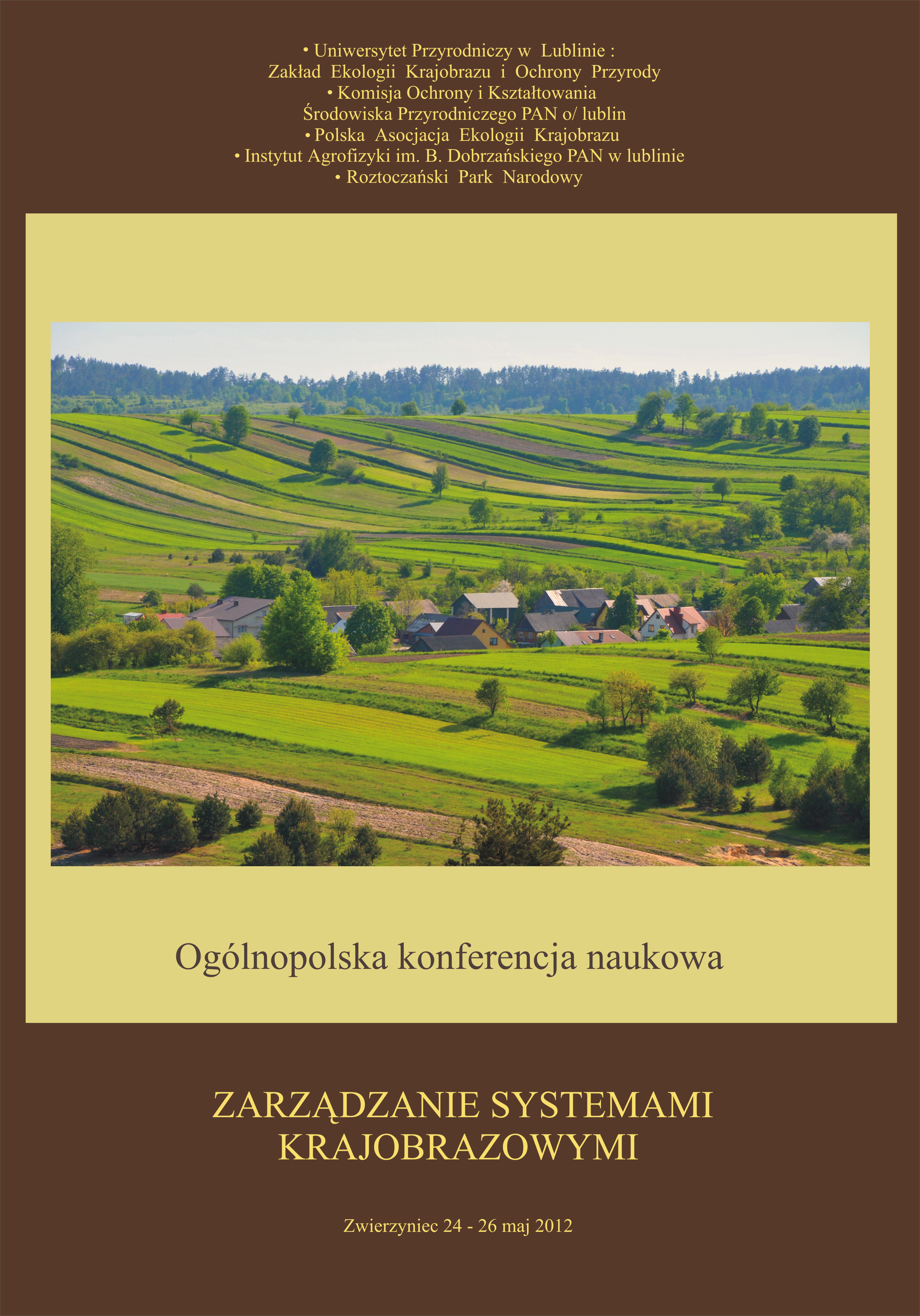 Konferencja naukowa "Zarządzanie systemami krajobrazowymi"
