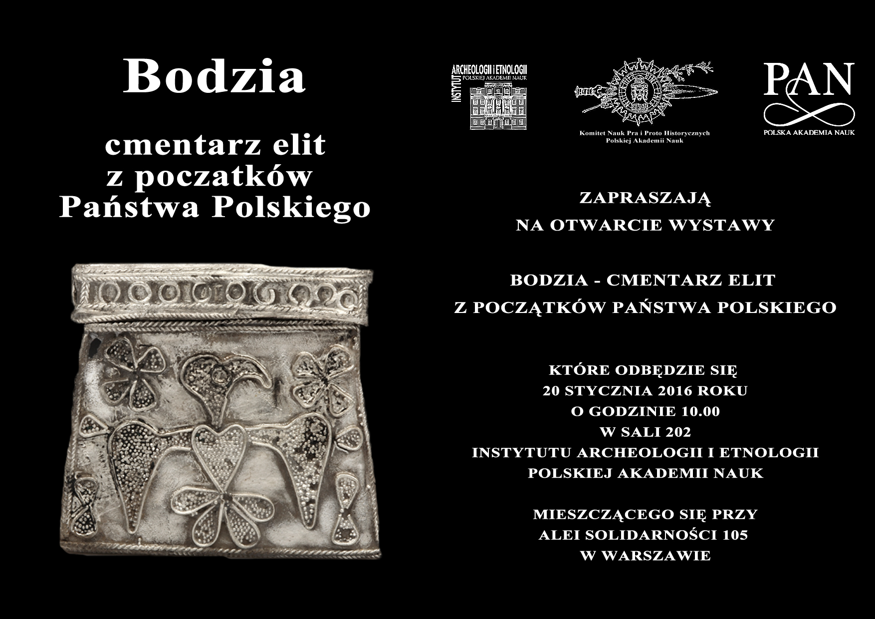 Wystawa „Bodzia - cmentarz elit początków Państwa Polskiego”